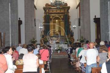 Misa y procesión de la Virgen de Telde en Los Llanos de Telde (Foto TA)